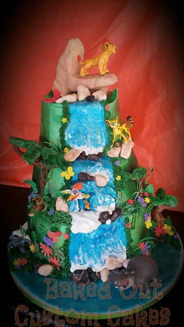 Lion Guard Cake by Tiffany Hatfield of Baked Out Custom Cakes
