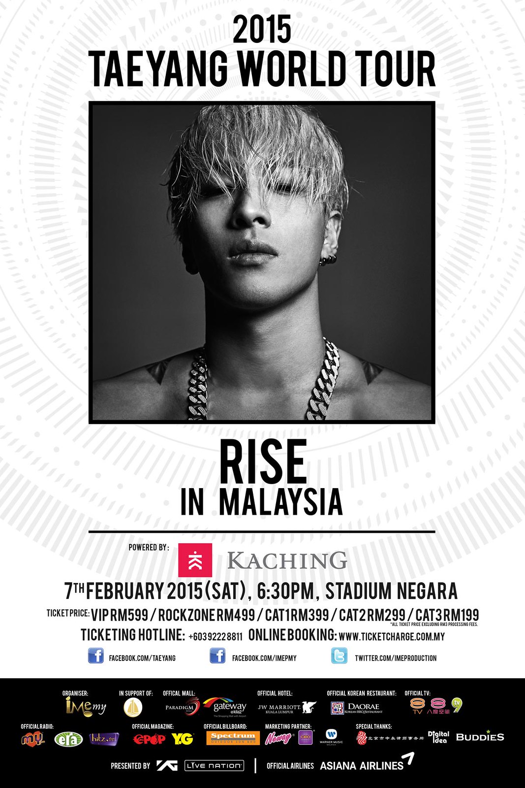 Konsert Taeyang World Tour Rise 2015 In Malaysia