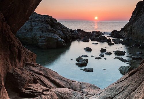sea italy seascape colors sunrise amazing rocks italia mare marche sirolo