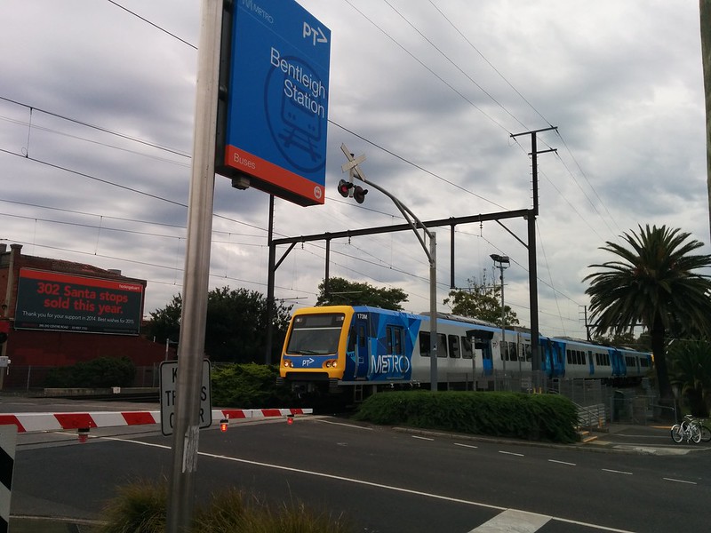 The only X'Trapolis on the Frankston line, still running a week and a half after the election