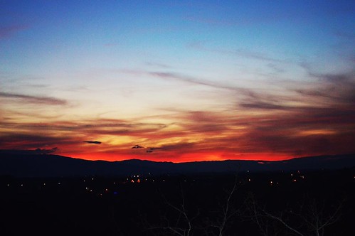 red italy montagne italia tramonto rosso abruzzo visitabruzzo