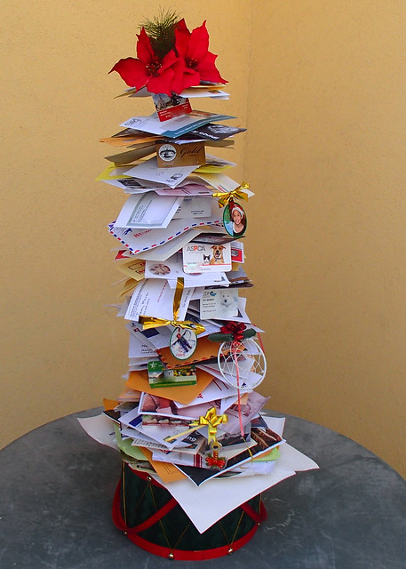 Junk Mail Christmas Tree