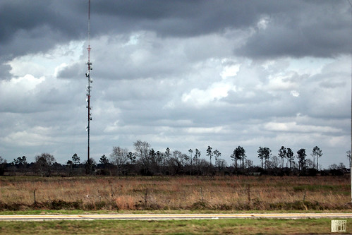 trees tower broadcast clouds radio landscape texas driveby communication network i10 antenna antennae celltower cellulartower janbuchholtz