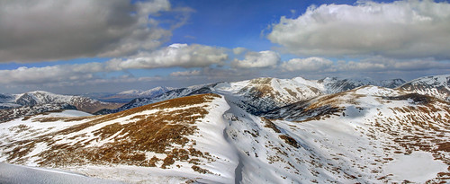 winter mountain landscape scotland munro