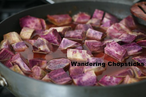 Candied Okinawan Purple Sweet Potatoes with Marshmallow Topping 7
