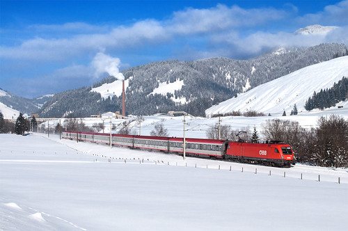 austria österreich nikon trains hochfilzen osterreich trainspotting intercity ferrovia treni ferrovie obb rh1116 nikond5000 giselabahn rh1116037 rh1116obb