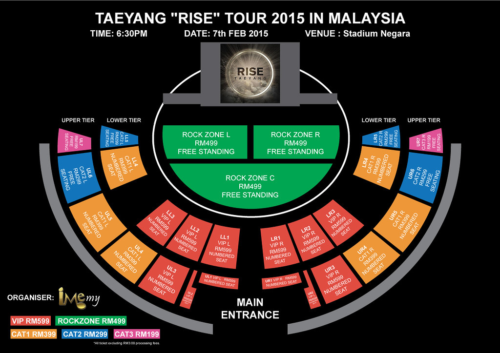 Konsert Taeyang World Tour Rise 2015 In Malaysia