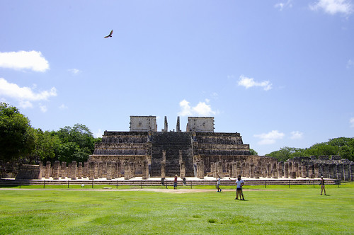 america chichenitza ruinas ave mayas zopilote mejico templodelosguerreros