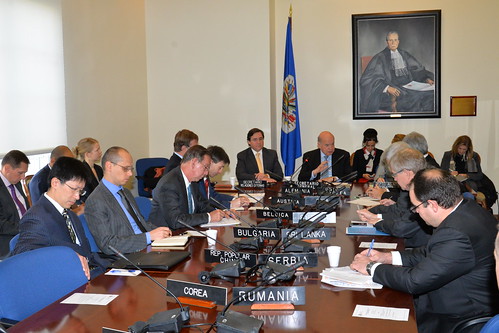 OAS Secretary General Reviewed 2014 with Permanent Observers to the Organization