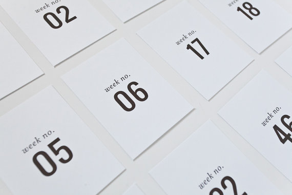 printable, weekly calendars for memory keeping (aka time savers)