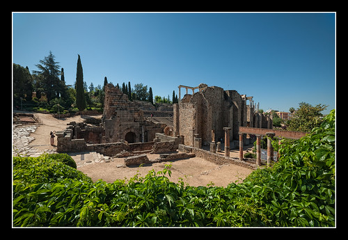 españa de teatro romano merida posterior parte extremadura
