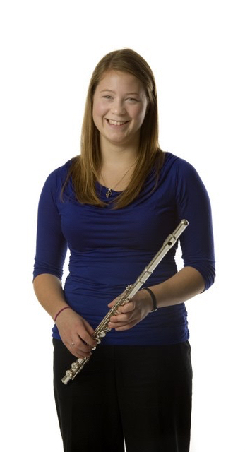 Lily Caunt portrait with flute 1