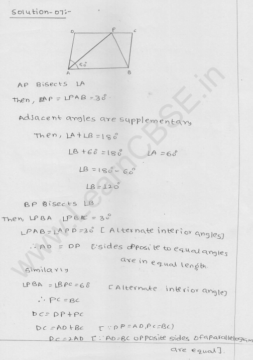 RD Sharma Class 9 Solutions Chapter 14 Quadrilaterals Ex 14.2 5