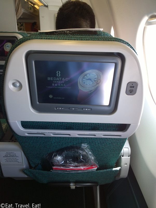 Cathay Pacific CX 391 (PEK- HKG): Premium Economy Seating