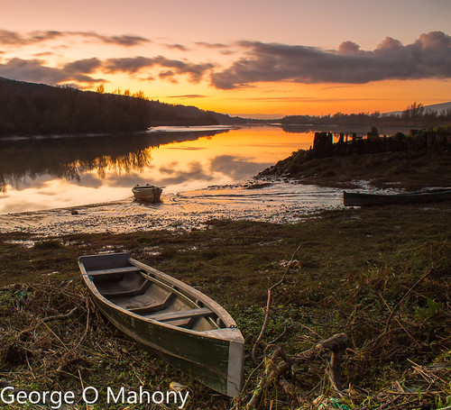 sunset ireland river suir waterford longexposure