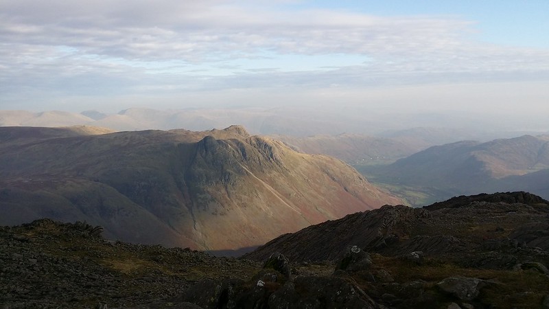 Langdale Pikes from Bowfell