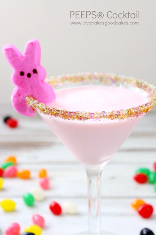 PEEPS® Cocktail with candy.
