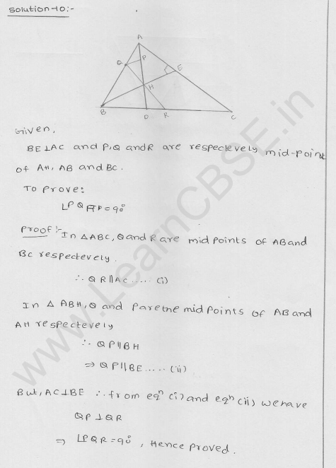 RD Sharma Class 9 Solutions Chapter 14 Quadrilaterals Ex 14.4 9