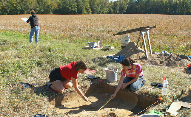 Dig at Chippokes Plantation State Park Virginia