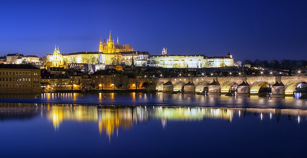 Prague Castle and The Charles Bridge