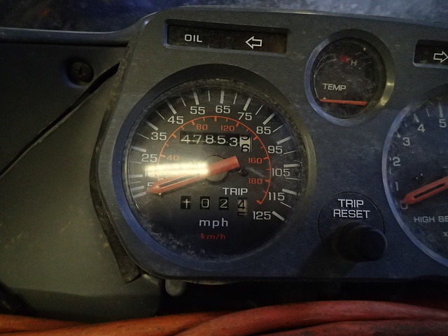 1989 Honda Transalp XL600V mileage 1/1/15