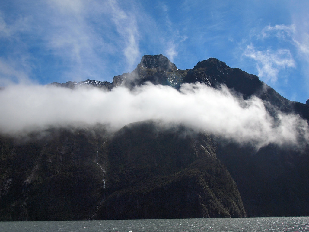 Cruising Milford Sound in New Zealand