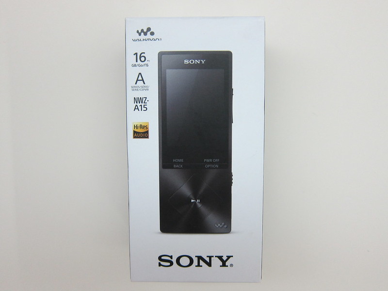 Sony NWZ-A15 - Box Front