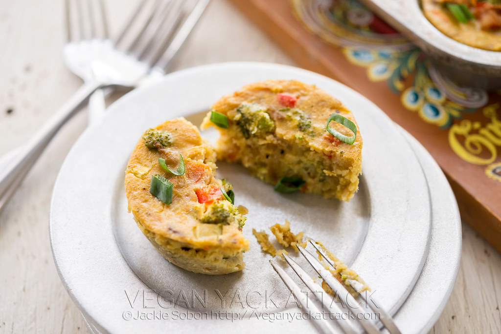 These veggie frittata bites are nutritious, filling and TASTY! Plus, they are allergen friendly with no soy, gluten, nuts, or dairy.