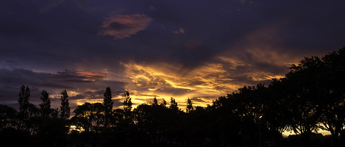 sunset christchurch clouds