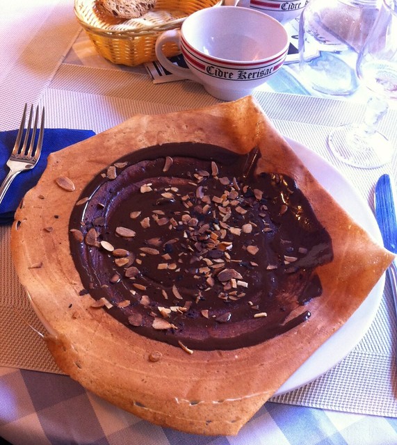 Chocolate Almond Crêpe