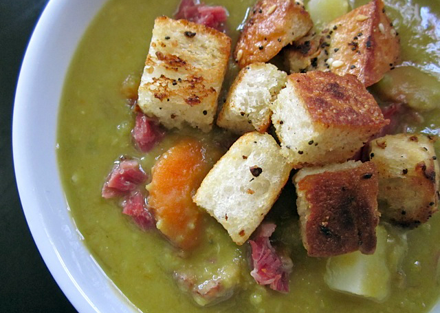 Split Pea Soup with Smoked Ham Hock