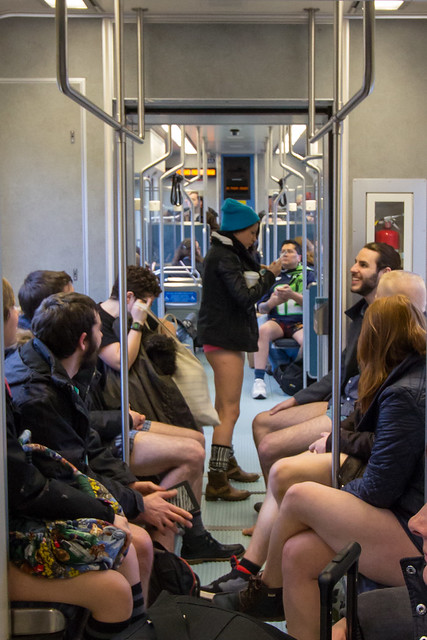 2015 No Pants Light Rail Ride