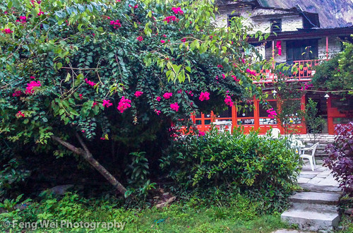 travel nepal color nature horizontal garden asia scenic remote np lush annapurnacircuit annapurna tatopani bagmati westernregion annapurnaconservationarea