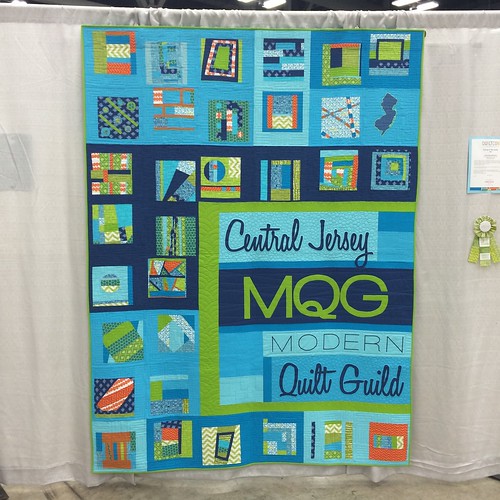 Central Jersey MQG Banner by Members of the Central Jersey MQG (Phillipsburg, New Jersey)