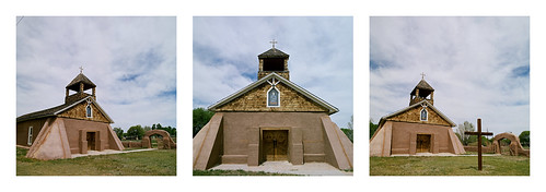 bronica sqa film portra400 portra 40mm tryptich san acacio colorado church luis valley