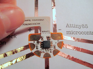 circuit sticker microcontroller template