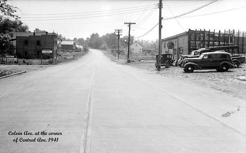 Colvin Ave and Central ave  1941  albany ny 1940s