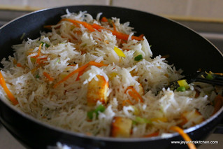 paneer-fried rice