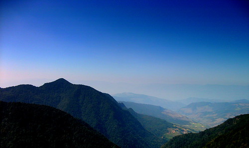 blue sky mountain green nature landscape yunnan yuxi mopan