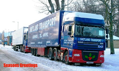christmas winter snow trucks lorries