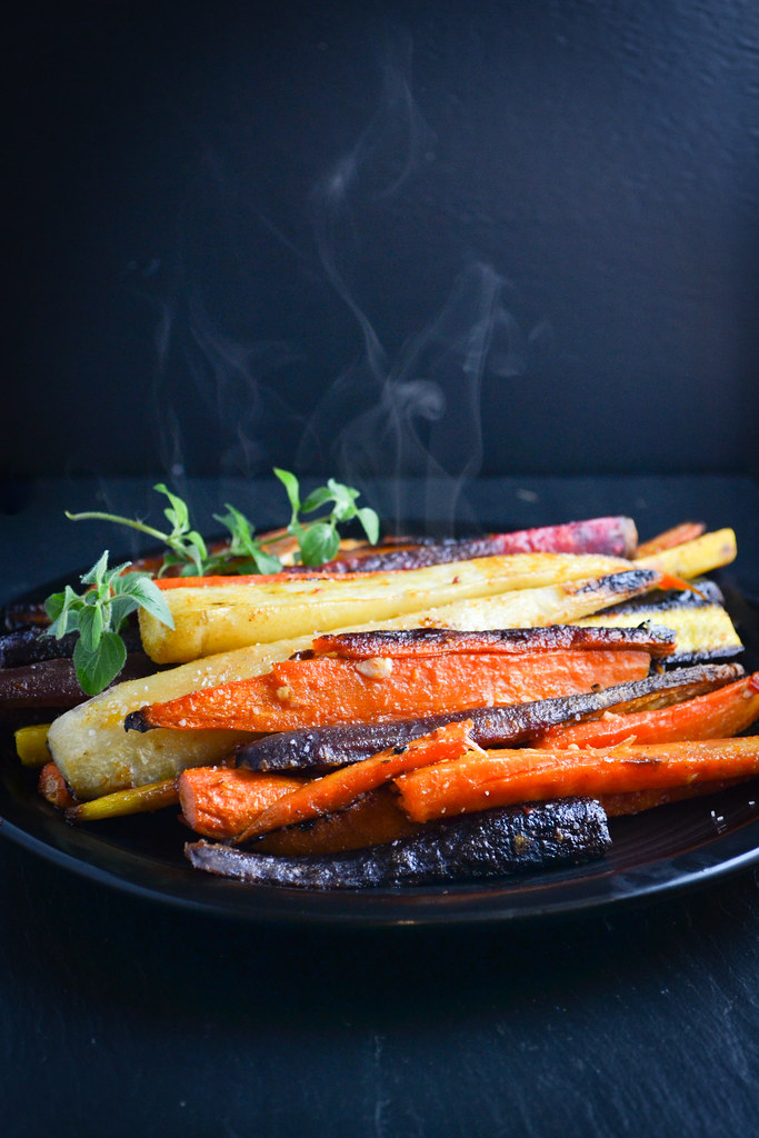 Roasted Harissa Spiced Carrots and Lemons | Things I Made Today