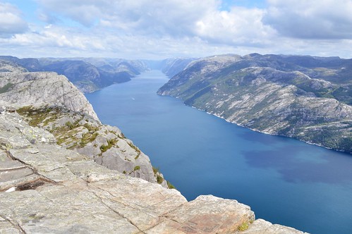 love nature norway amazing view hiking norwegian fjord impressive preikestolen lysefjorden pulpitrock
