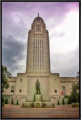 Lincoln Nebraska ~ Nebraska State Capitol ~ Exterior ~ Historical