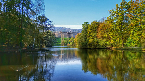 autumn lake fall pond weltkulturerbe schlosswilhelmshöhe worldculturalheritage castlewilhelmshöhe