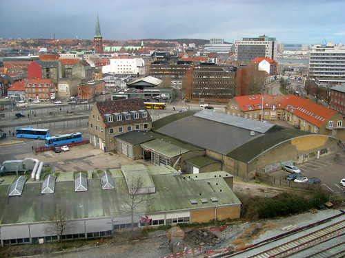 View from my room at the Comwell Hotel, Arhus