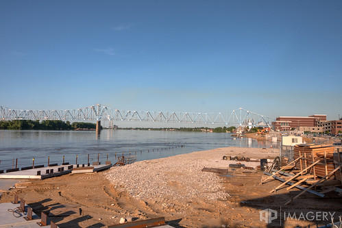park bridge blue river construction downtown flood glover cary ohioriver owensboro 2011 smothers