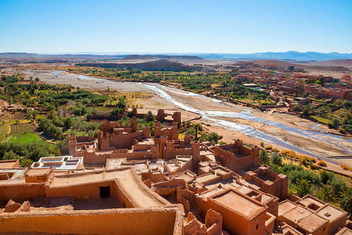 urban weather by architecture town village northafrica sunny morocco kasbah aitbenhaddau