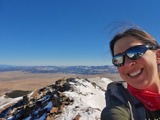 Selfie at 13,500 ft on Humboldt