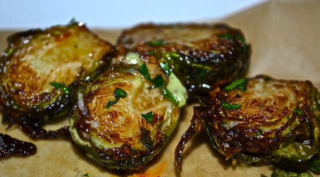 crispy brussels sprouts at national restaurant athens 