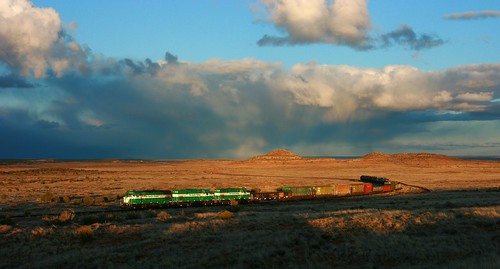 snowflake sunset arizona clouds train landscape curve freighttrain alco mlw c420 c424 apacherailway